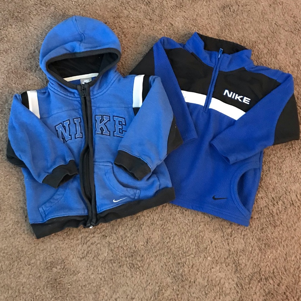 Nike set of two 3T boys zip ups